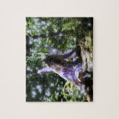 Zuiver in de puzzel van de bossen legpuzzel (Verticaal)