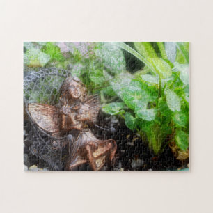 Zuiver in de tuinpuzzel legpuzzel