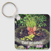 Zuiver in een tuinbouwkundige Natuur Sleutelhanger (Voorkant)