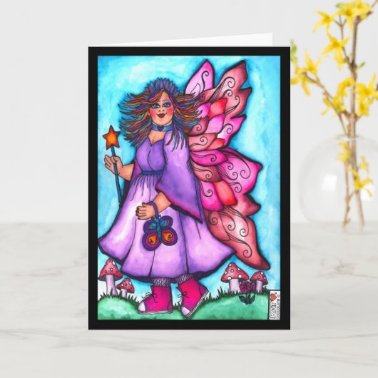 Zuiver in Hightops-Kaart Kaart (Gele Bloem)