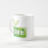 zuiver koffiemok (Voorkant links)