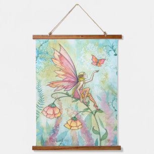 Zuiver met Butterfly Fantasy Illustration Art Hangend Wandkleed