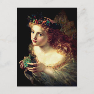 Zuiver met Butterfly Halo Briefkaart