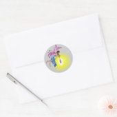 Zuiver met Lantaarn Ronde Sticker (Envelop)