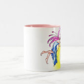 Zuiver met Lantaarn Tweekleurige Koffiemok (Center)