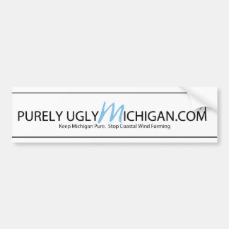 zuiver michigan houden bumpersticker