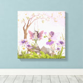 Zuiver Nursery Décor Set van 3 Canvas Afdrukken (Insitu (Houten vloer))