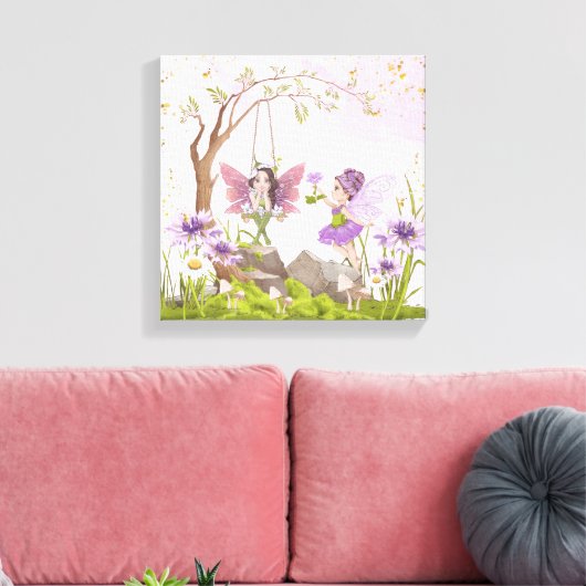 Zuiver Nursery Décor Set van 3 Canvas Afdrukken (Insitu (Woonkamer))