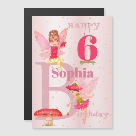 Zuiver thema Meisje roze gouden leeftijd (Voorkant / Achterkant)