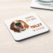 Zuiver toiletwater bier onderzetter (Linkerzijde)