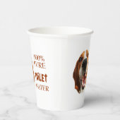 Zuiver toiletwater papieren bekers (Rechts)