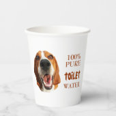 Zuiver toiletwater papieren bekers (Voorkant)