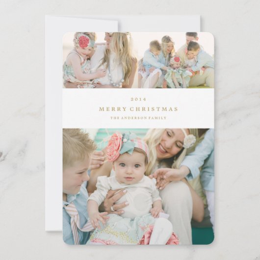 zuiver | Vakantieknopkaart Feestdagenkaart (Voorkant)