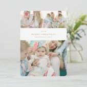 zuiver | Vakantieknopkaart Feestdagenkaart (Staand voorkant)