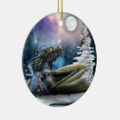 Zuiver veilig met draak keramisch ornament (Rechts)