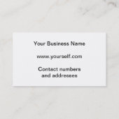 Zuiver visitekaartje (Achterkant)