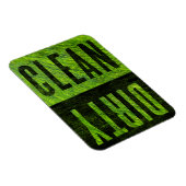 zuiver | Vuile grasachtige stijl vaatwasser magnee Magneet (Rechterzijde)