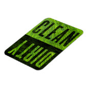 zuiver | Vuile grasachtige stijl vaatwasser magnee Magneet (Linkerzijde)