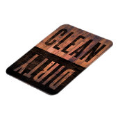 zuiver | Vuile vaatwasser Gestresseerd hout Magneet (Linkerzijde)