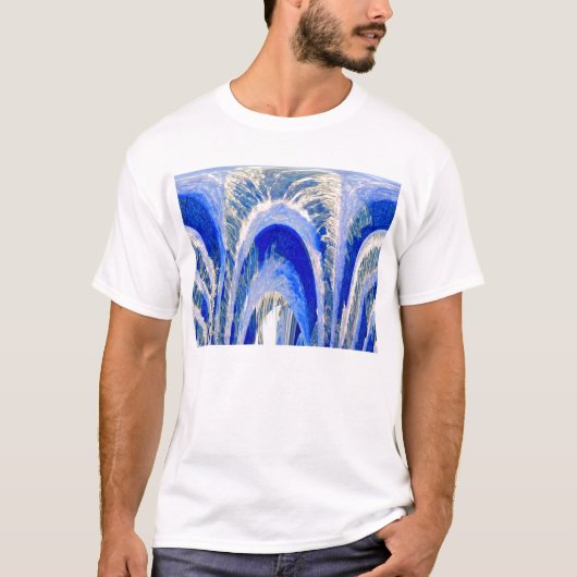 Zuiver water diep t-shirt (Voorkant)