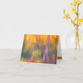 Zuivere Bossen Abstracte kunst Kaart (Gele Bloem)