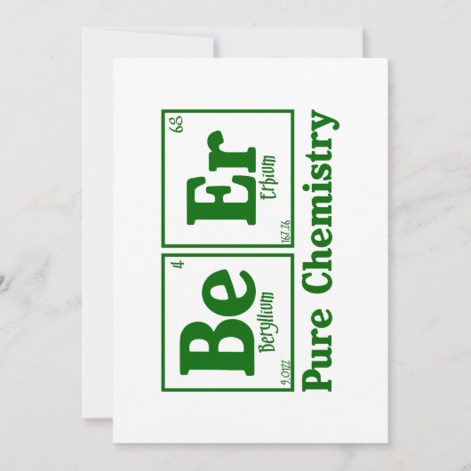 Zuivere chemie 2 kaart (Voorkant)