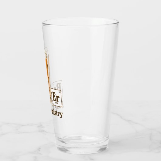 Zuivere chemie glas (Links)