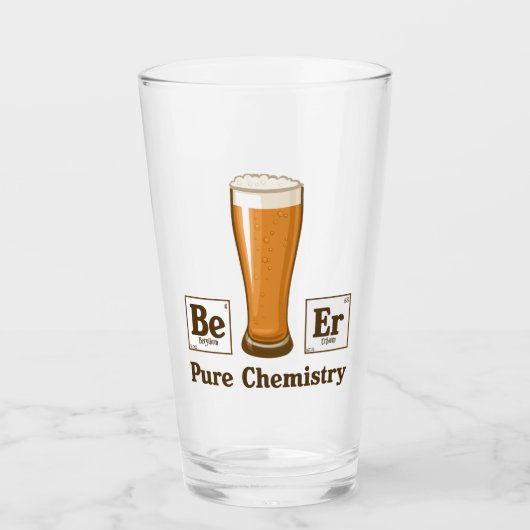 Zuivere chemie glas (Voorkant)