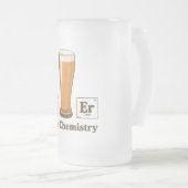 Zuivere chemie matglas bierpul (Voorkant rechts)