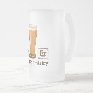Zuivere chemie matglas bierpul