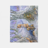 "Zuivere deur" kleine rugleuning Fleece Deken (Voorkant)