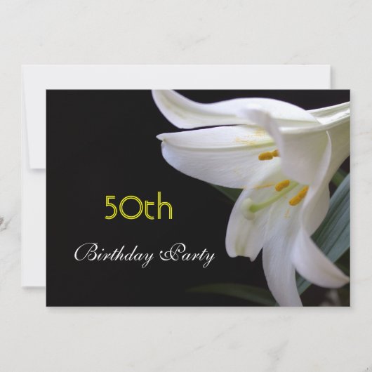 , zuivere, elegante, witte lippenbloem kaart (Voorkant)