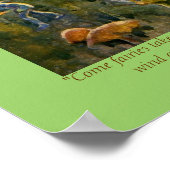 Zuivere geheimen & Yeats Quote afdrukken Poster (Hoek)