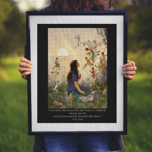 Zuivere geheimen & Yeats Quote Poster
