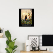 Zuivere geheimen & Yeats Quote Poster (Thuiskantoor)