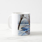 "Zuivere reflecties" Koffiemok (Voorkant links)