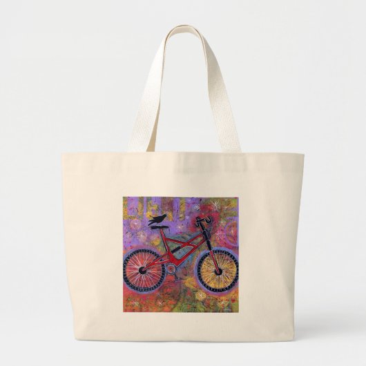 Zuivere vertraging grote tote bag (Voorkant)