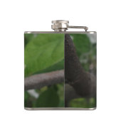 Zuivere vinylomsloten kolf heupfles (Achterkant)