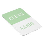 Zuivere vuilafwasmachine Moderne Minimale Mint Mag Magneet (Rechterzijde)