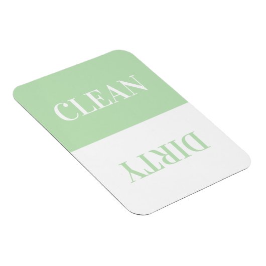 Zuivere vuilafwasmachine Moderne Minimale Mint Mag Magneet (Rechterzijde)