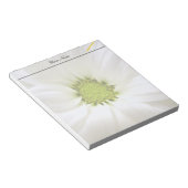 zuivere witte melkbloem notitieblok (Schuin)