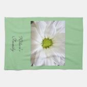 zuivere witte melkbloem theedoek (Horizontaal)