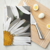  zuivere witte melkbloemen theedoek (Quarter Fold)