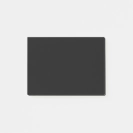 Zuivere zwarte effen kleur post-it® notes