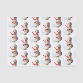 ZUIVEREN IN EEN KUPPEN CHRISTMAS WEEFSELPAPIER TISSUEPAPIER