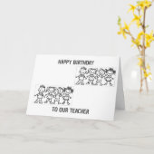 ZUIVEREN OP DE TWEEDE DAG **OP ONZE LERER** KAART (Gele Bloem)