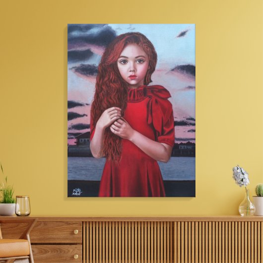 Zuiverheid van ziel canvas afdruk (Insitu (Woonkamer))