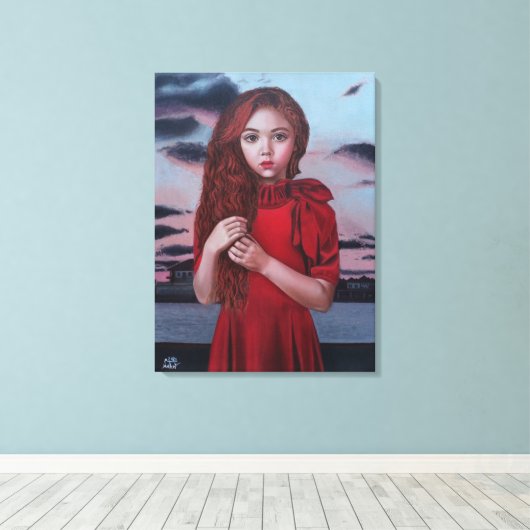 Zuiverheid van ziel canvas afdruk (Insitu (Houten vloer))