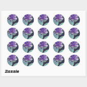 Zuiverheid - Waterlelie pastel Ronde Sticker (Vel)