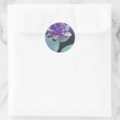 Zuiverheid - Waterlelie pastel Ronde Sticker (Tas)